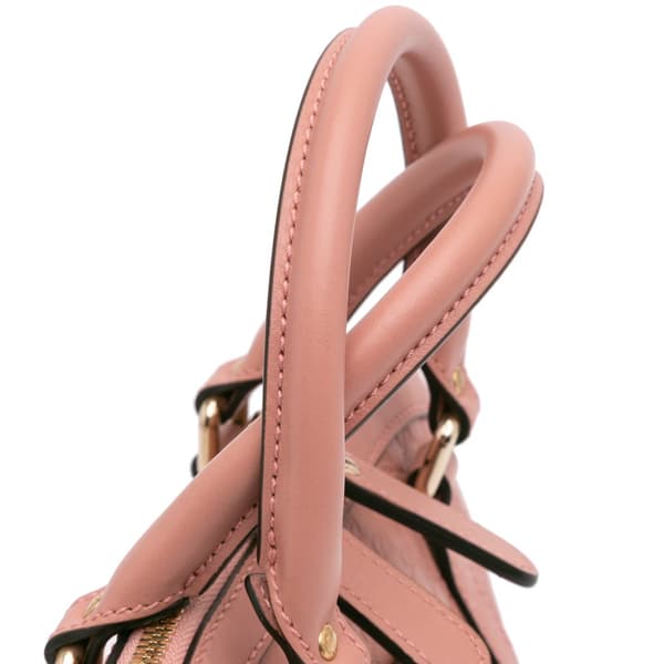 Pre-owned Gucci Mini Microguccissima Dome Satchel Pink