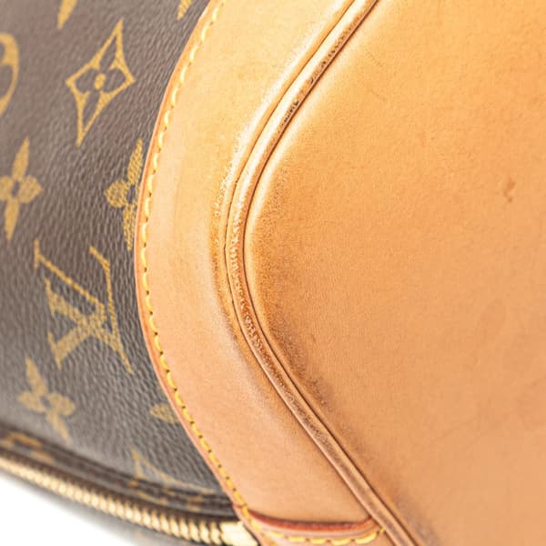 Pre-owned Louis Vuitton Monogram Alma PM Brown