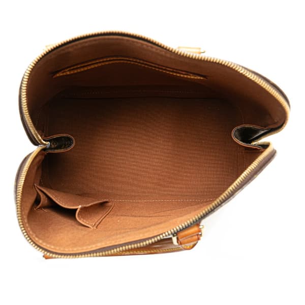 Pre-owned Louis Vuitton Monogram Alma PM Brown