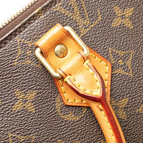 Pre-owned Louis Vuitton Monogram Alma PM Brown
