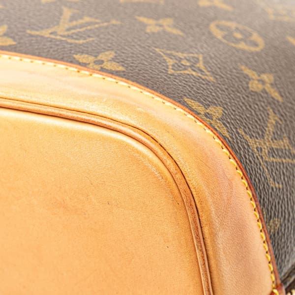Pre-owned Louis Vuitton Monogram Alma PM Brown