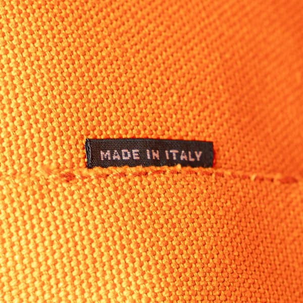 Pre-owned Prada Canvas Canapa Logo Satchel Orange