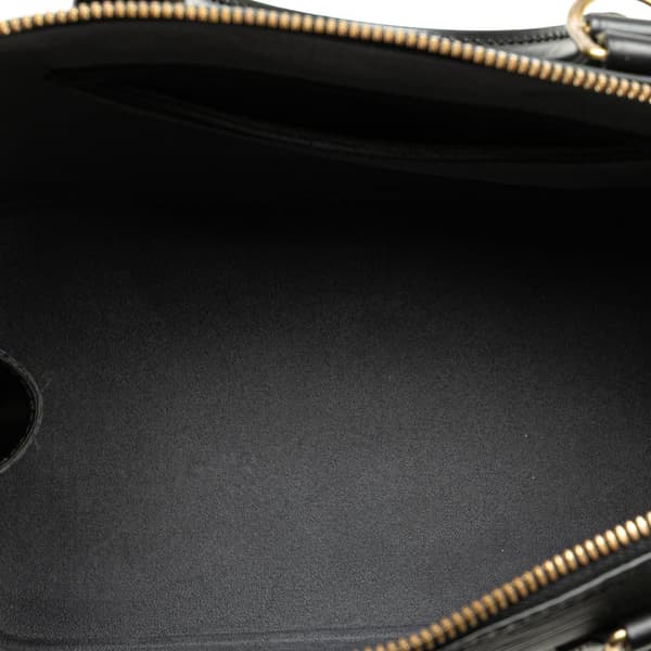 Pre-owned Louis Vuitton Epi Alma PM Black