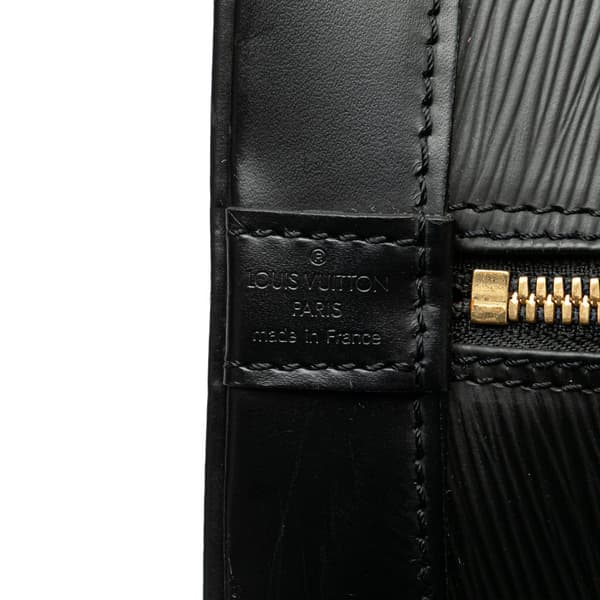 Pre-owned Louis Vuitton Epi Alma PM Black
