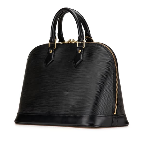 Pre-owned Louis Vuitton Epi Alma PM Black