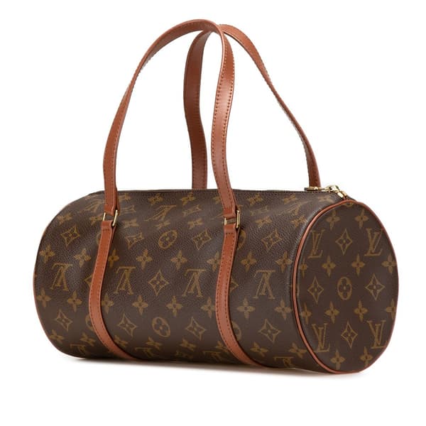 Pre-owned Louis Vuitton Monogram Papillon 30 Brown