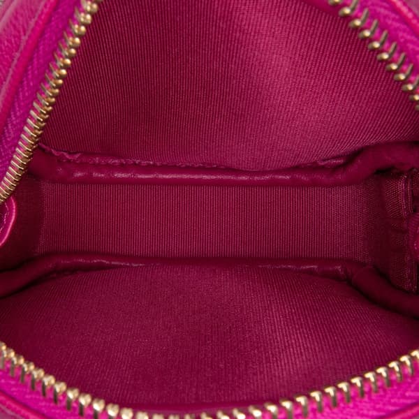 Pre-owned Chanel Tweed 19 Wallet On Chain Pink