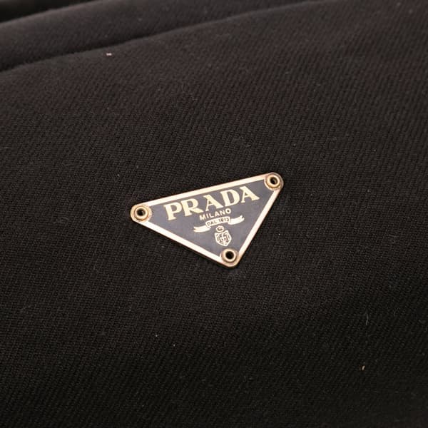 Pre-owned Prada Jersey Handbag Black
