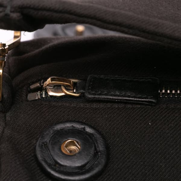 Pre-owned Prada Jersey Handbag Black