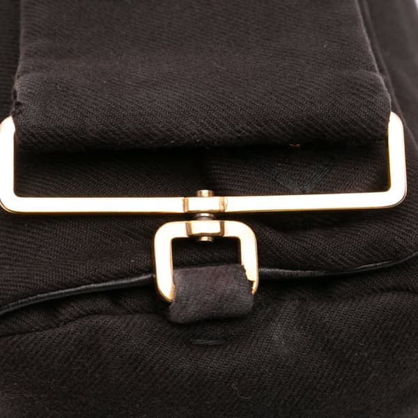 Pre-owned Prada Jersey Handbag Black