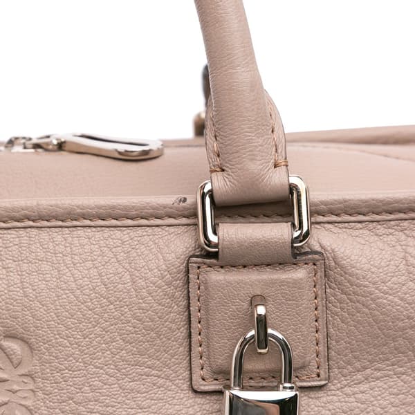 Pre-owned LOEWE Leather Amazona 36 Brown