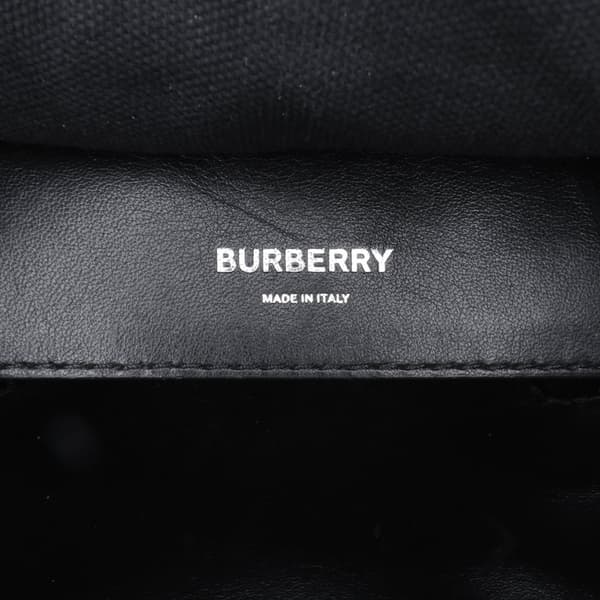 Pre-owned Burberry Small Smooth Calfskin Cube Satchel Brown