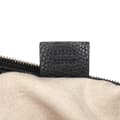 Miniatyrbillede 6 af 10: Pre-owned Gucci Large Pebbled Calfskin Soho Convertible Hobo Black