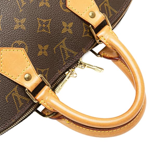 Pre-owned Louis Vuitton Monogram Alma PM Brown