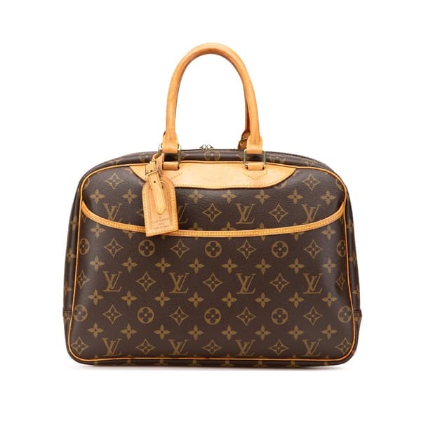 Pre-owned Louis Vuitton Monogram Deauville Brown