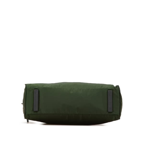 Pre-owned Prada Tessuto Handbag Green