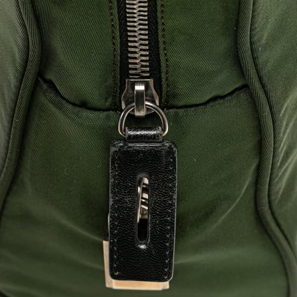 Pre-owned Prada Tessuto Handbag Green