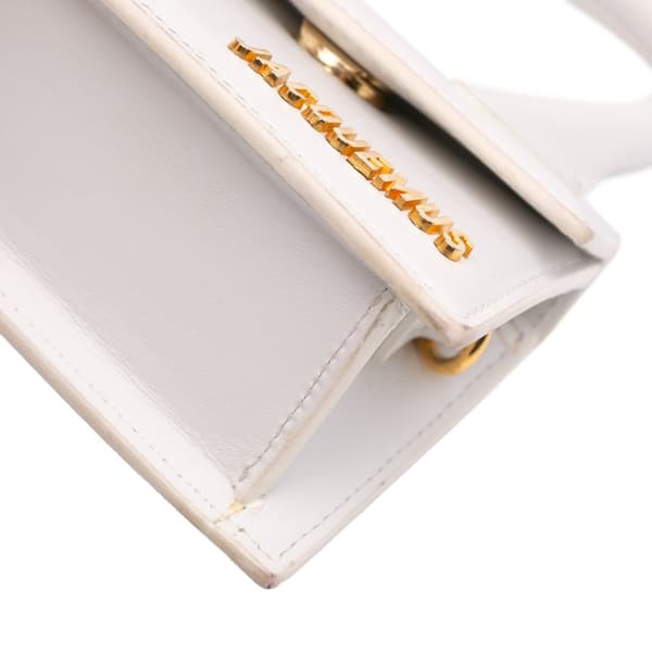 Pre-owned Jacquemus Leather Le Chiquito White