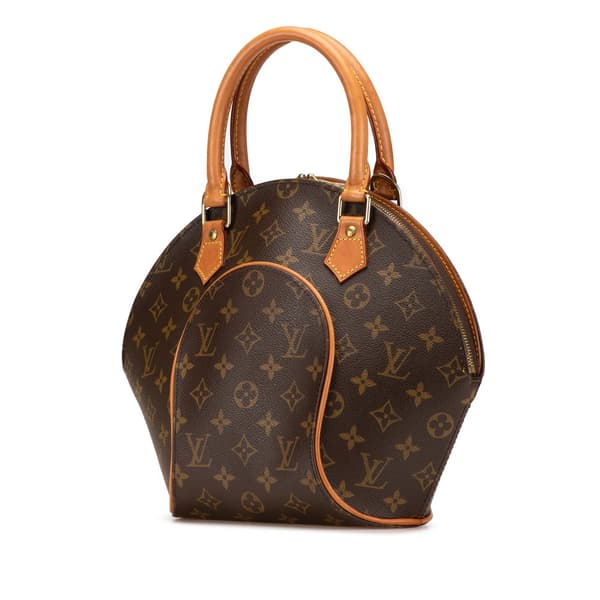 Pre-owned Louis Vuitton Monogram Ellipse PM Brown