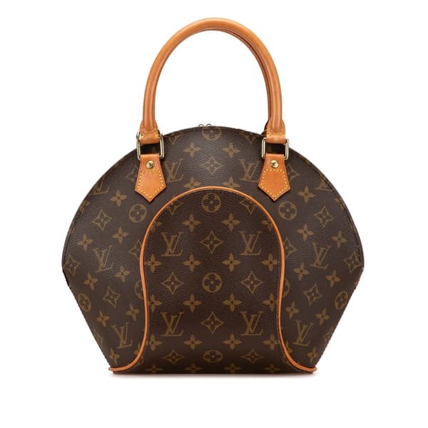 Pre-owned Louis Vuitton Monogram Ellipse PM Brown