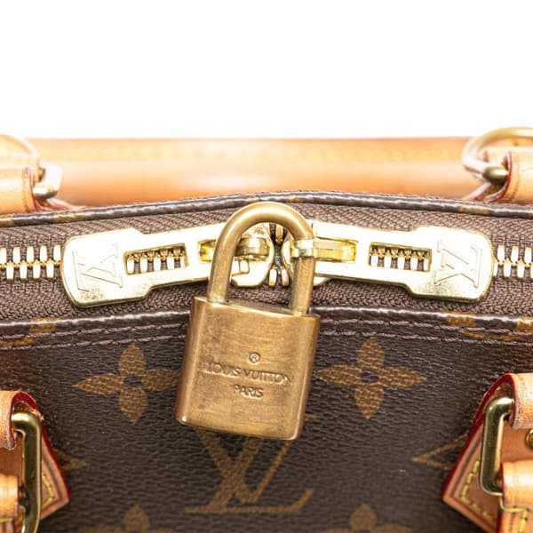 Pre-owned Louis Vuitton Monogram Alma BB Brown