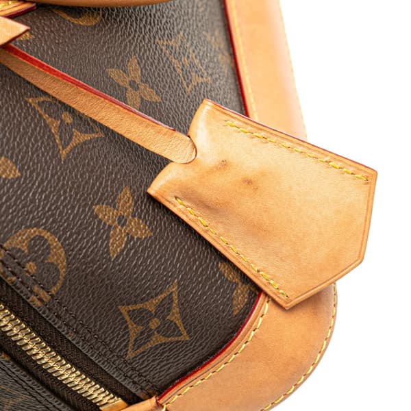 Pre-owned Louis Vuitton Monogram Alma BB Brown