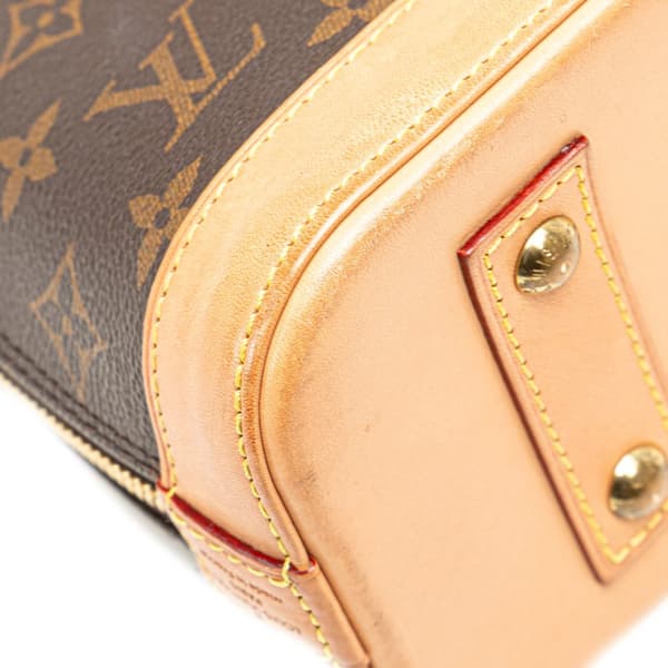 Pre-owned Louis Vuitton Monogram Alma BB Brown