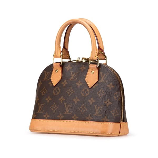 Pre-owned Louis Vuitton Monogram Alma BB Brown