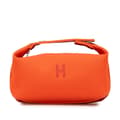 Miniatyrbillede 1 af 10: Pre-owned Hermès Small Toile Bride A Brac Orange