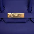 Miniatyrbilde 7 av 10: Pre-owned Hermès Epsom Birkin Retourne 30 Blue