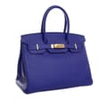 Miniatyrbilde 2 av 10: Pre-owned Hermès Epsom Birkin Retourne 30 Blue