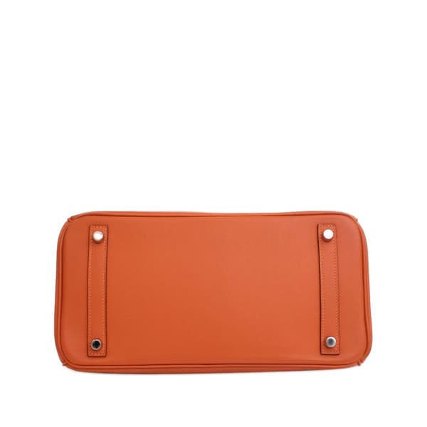 Pre-owned Hermès Epsom Birkin Retourne 30 Orange
