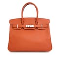 Pikkukuva 1 / 7: Pre-owned Hermès Epsom Birkin Retourne 30 Orange