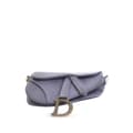 Pikkukuva 3 / 10: Pre-owned Dior Mini Satin Crystal Embellished Saddle Purple