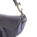 Pikkukuva 9 / 10: Pre-owned Dior Mini Satin Crystal Embellished Saddle Purple