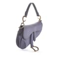 Pikkukuva 2 / 10: Pre-owned Dior Mini Satin Crystal Embellished Saddle Purple