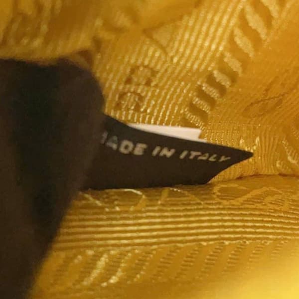 Pre-owned Prada Raffia Re-Edition 2005 Satchel Yellow