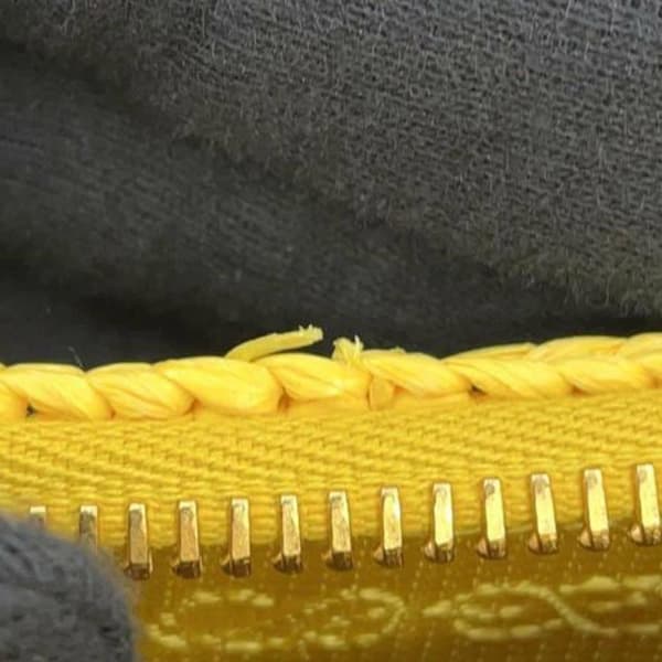 Pre-owned Prada Raffia Re-Edition 2005 Satchel Yellow