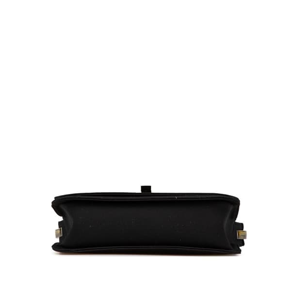 Pre-owned Gucci Satin Handbag Black