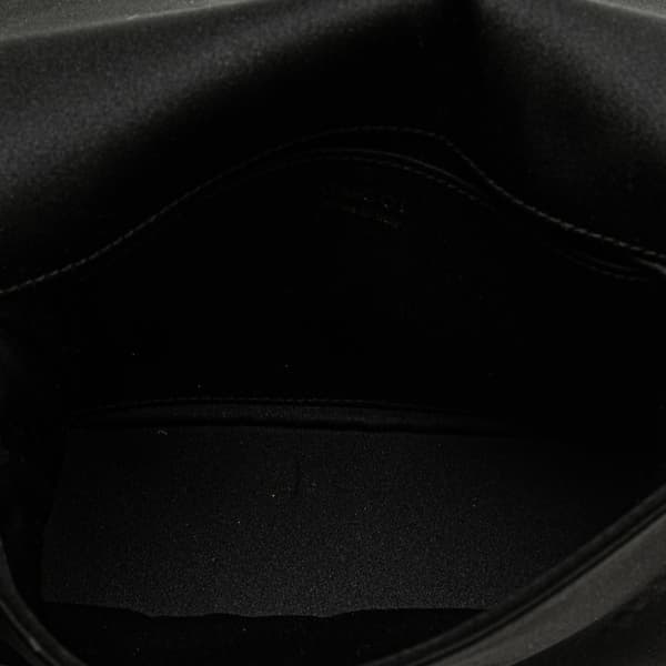 Pre-owned Gucci Satin Handbag Black