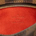 Miniatyrbilde 5 av 10: Pre-owned Louis Vuitton Damier Ebene Manosque Pochette Brown