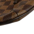 Miniatyrbilde 8 av 10: Pre-owned Louis Vuitton Damier Ebene Manosque Pochette Brown
