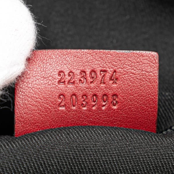 Pre-owned Gucci Diamante Canvas Sukey Satchel Brown