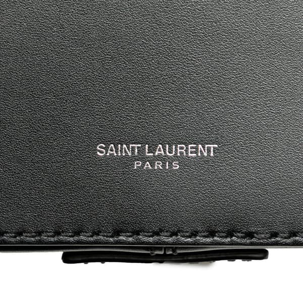 Pre-owned Saint Laurent Small Leather Mica Hatbox Satchel Black
