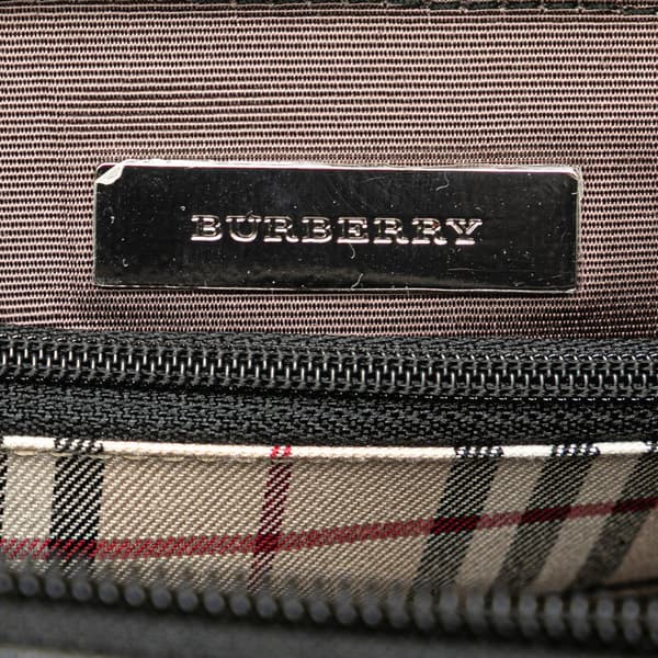 Pre-owned Burberry Leather Handbag Black