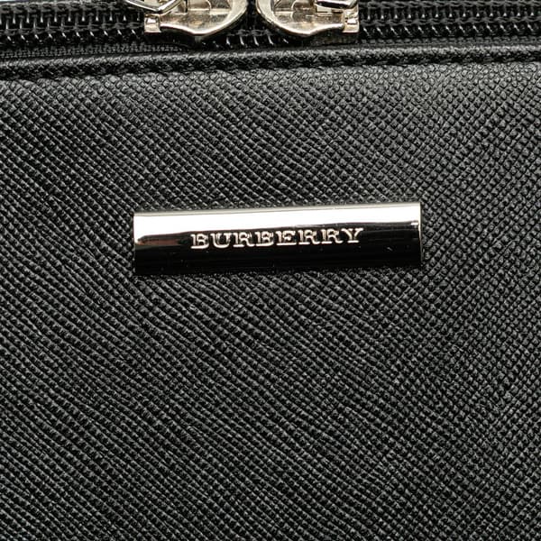 Pre-owned Burberry Leather Handbag Black
