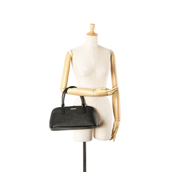 Pre-owned Burberry Leather Handbag Black