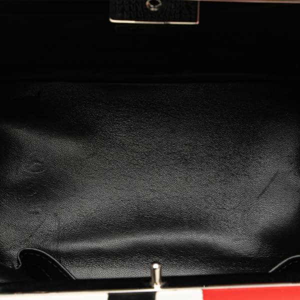 Pre-owned Prada Leather Baiadera Frame Bag Red