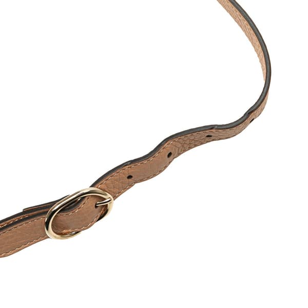 Pre-owned Gucci Medium Calfskin Bamboo Shopper Satchel Brown