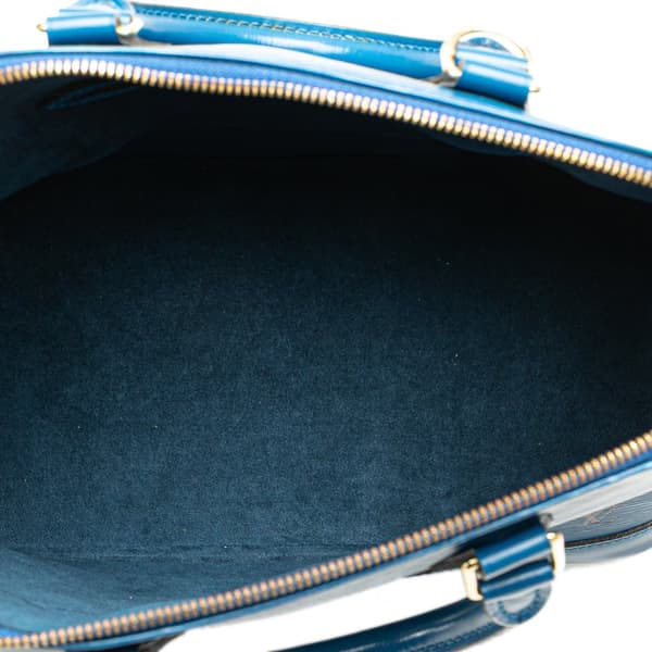 Pre-owned Louis Vuitton Epi Alma PM Blue